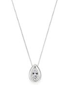 Bloomingdale's Diamond 2-stone Pendant Necklace In 14k White Gold, 0.35 Ct. T.w. - 100% Exclusive