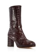Miista Women's Carlota Snake-print Boots