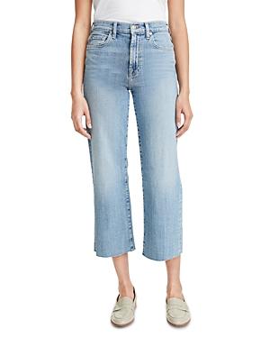 7 For All Mankind Alexa Cropped Straight Leg Jeans In Trio