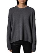 Zadig & Voltaire Markus Drop Shoulder Cashmere Sweater