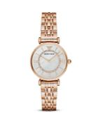 Emporio Armani Women's Two Hand Rose Gold-tone Stainless Steel Watch, 32 Mm