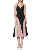 Bcbgmaxazria Colorblocked Slip Dress