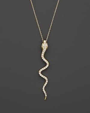 Kc Designs Diamond Snake Pendant In 14k Yellow Gold, .36 Ct. T.w.