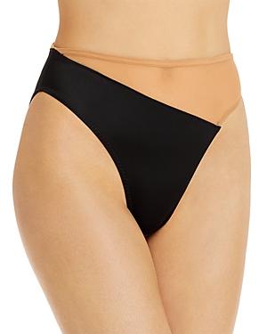 Norma Kamali Snake Mesh Swim Bottom