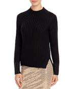 Donna Karan New York Beaded-sleeve Sweater