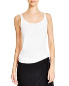 Eileen Fisher System Scoop Neck Long Silk Cami