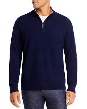 The Men's Store At Bloomingdale's Cashmere Quarter Zip Sweater, 100% Exclusive (60.5% Off) - Comparable Value $228