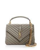 Saint Laurent College Medium Quilted Leather Crossbody