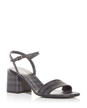 Burberry Women's Cornwall Block Heel Sandals