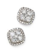 Bloomingdale's Diamond Cluster Stud Earrings In 14k White Gold, 2.0 Ct. T.w- 100% Exclusive