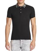 Dsquared2 Safety Pin Collar Slim Fit Polo Shirt