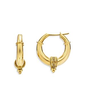 Temple St. Clair 18k Yellow Gold Florence86 Beaded Hellenistic Hoop Earrings