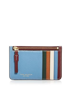 Tory Burch Perry Color Block Leather Card Case