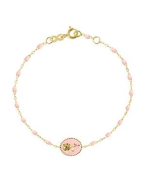 Gigi Clozeau Resin & 18k Yellow Gold Rose Bracelet