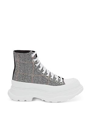 Alexander Mcqueen Women's Tread Slick Lace Up Boots