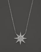 Kc Designs Diamond Star Pendant Necklace In 14k White Gold, 16