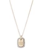 Lauren Ralph Lauren Crystal Card Pendant Necklace, 19