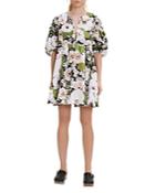 Maje Rafleur Puff Sleeve 70's Dress
