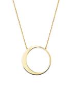 Bloomingdale's Polished Crescent Circle Necklace In 14k Yellow Gold, 16 - 100% Exclusive