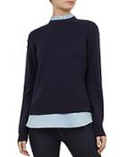 Ted Baker Lissiah Bobble Layered-look Sweater