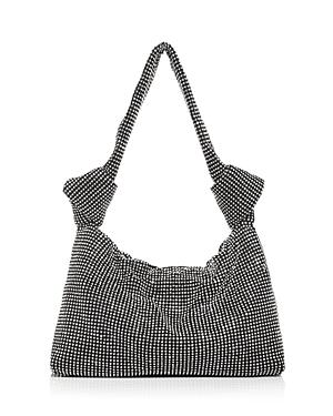 Sondra Roberts Small Crystal Mesh Hobo