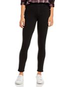 Paige Hoxton Pull On Ultra Skinny Jeans In Black Shadow