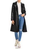 Apparis Lucia Faux-leather Trench Coat