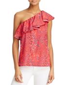 French Connection Frances One-shoulder Ruffle Top