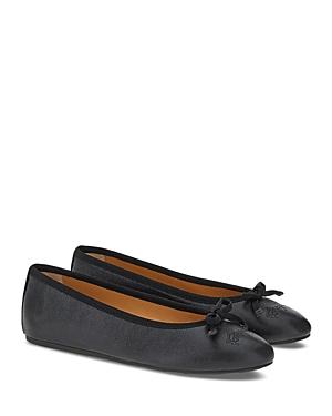 Salvatore Ferragamo Women's Logo Embossed Ballet Flats