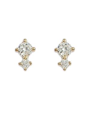Apres Jewelry 14k Yellow Gold Cosmos Diamond Stud Earrings