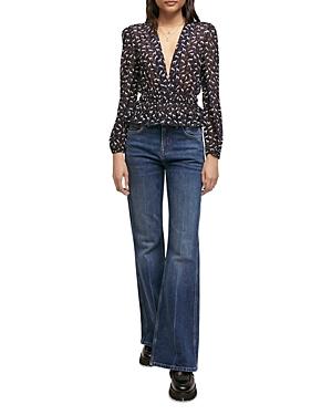 Maje Lhorse Printed Blouse