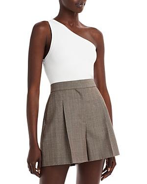 Alice+olivia Elden Cropped One Shoulder Tank