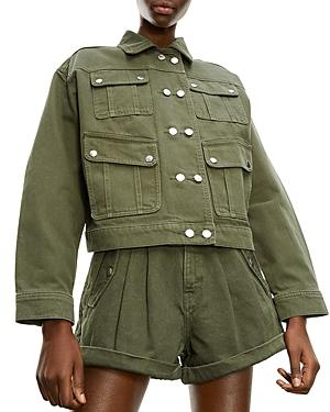 The Kooples Buttoned Utility Jacket