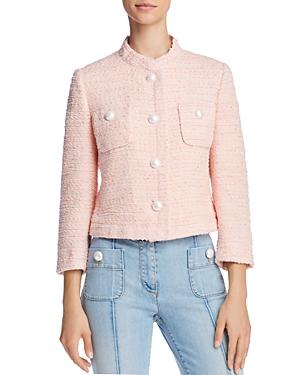 Boutique Moschino Cropped Tweed Jacket