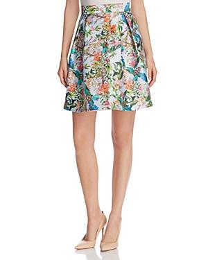Finity Floral Print Flared Skirt