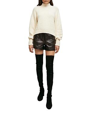 Maje Matalia Mock Neck Sweater