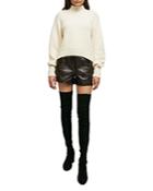 Maje Matalia Mock Neck Sweater
