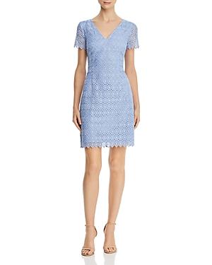 Adrianna Papell Geo Lace Dress