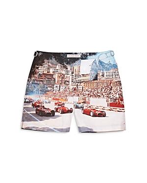 Orlebar Brown Bulldog Photo Print Quick Dry Tailored Fit Swim Trunks