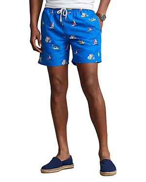 Polo Ralph Lauren 5.75-inch Printed Classic Fit Swim Trunks