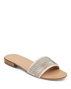 Kendall And Kylie Women's Kennedy Embellished Patent Leather Slide Sandals