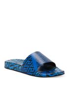 Versace Men's Print Slide Sandals