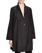 Eileen Fisher Organic Cotton Stand Collar Jacket