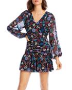 Lini Maggie Ruched Floral Mini Dress - 100% Exclusive