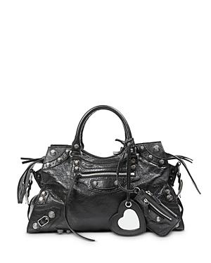 Balenciaga Neo Cagole City Large Leather Satchel