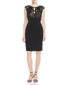 Js Collections Beaded Lace Bodice Dress