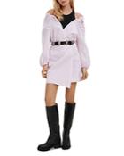 Maje Riavoli Layered Look Faux Wrap Dress