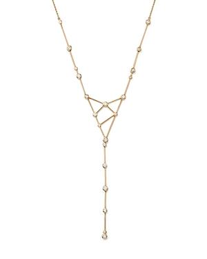 Diamond Station Geometric Lariat Necklace In 14k Yellow Gold, .70 Ct. T.w. - 100% Exclusive