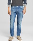 7 For All Mankind Paxtyn Skinny Fit Jeans In Skylight