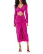 Nicholas Shayla Front Cutout Ruched Gown